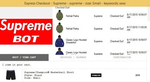 Supreme bot