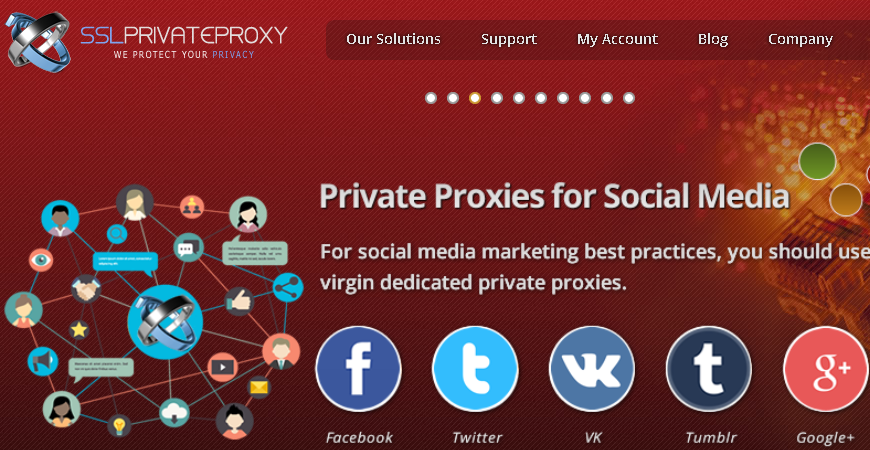 sslprivateproxy for social media