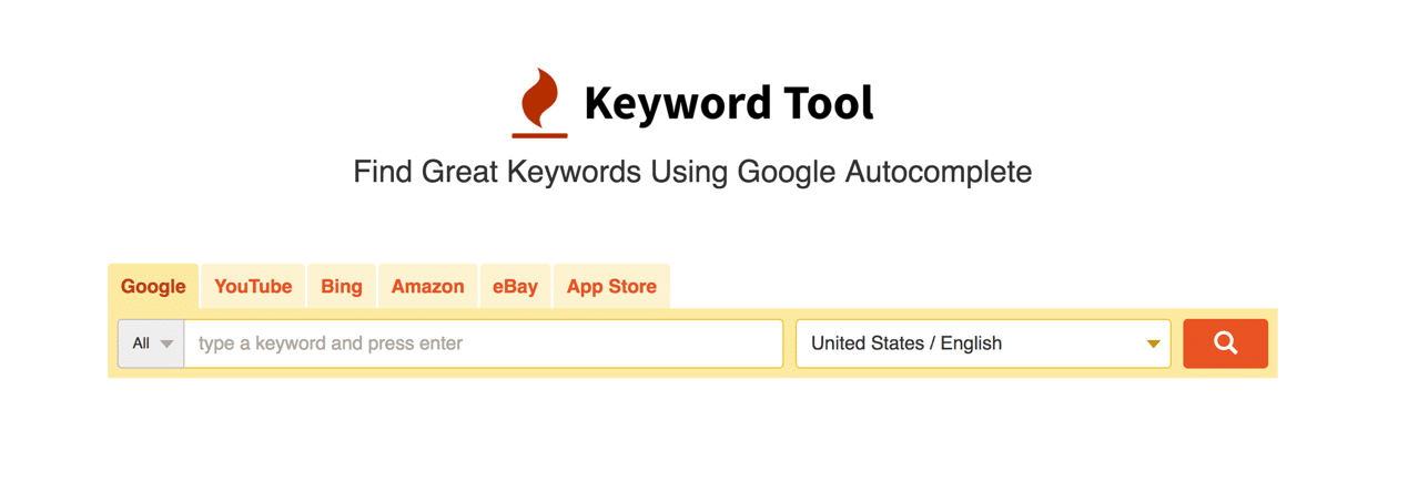 Keyword Tool Free Online Home Page