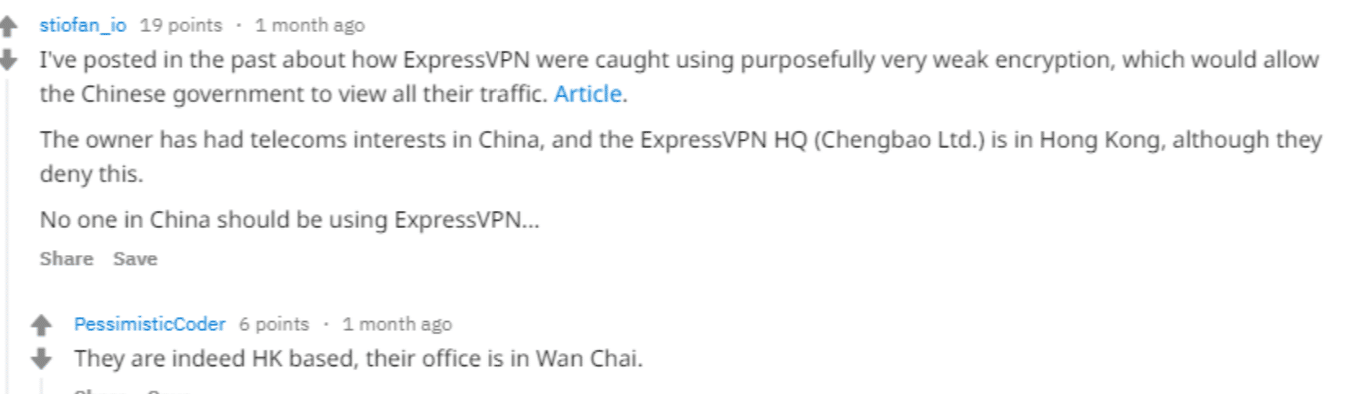 Reddit post expressvpn conclusion