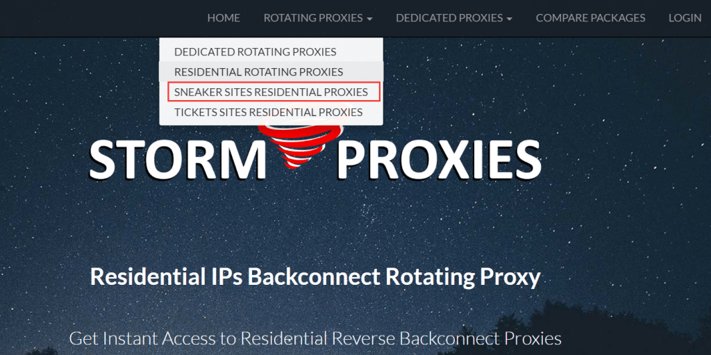 residential Seaker proxies of stormproxies 