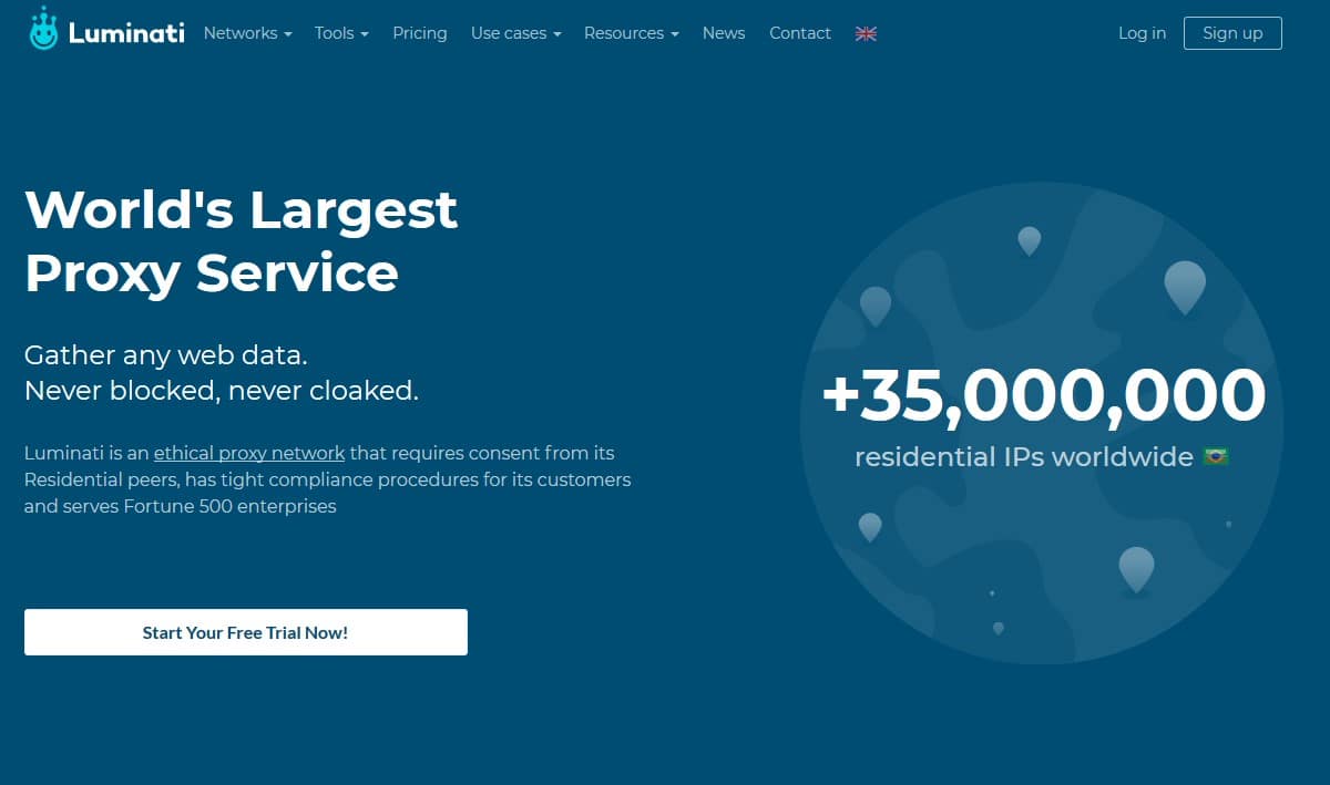 Luminati.io proxy sevices