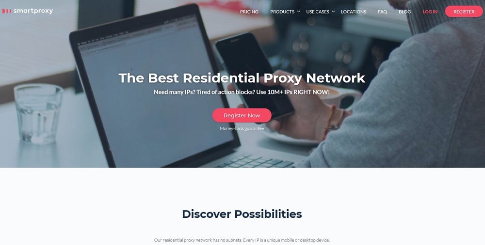 Smartproxy residential network