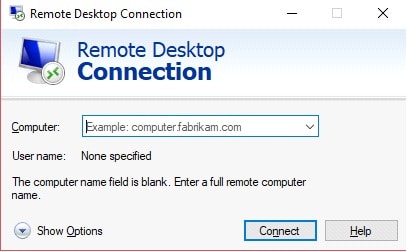 Remote Desktop Connection