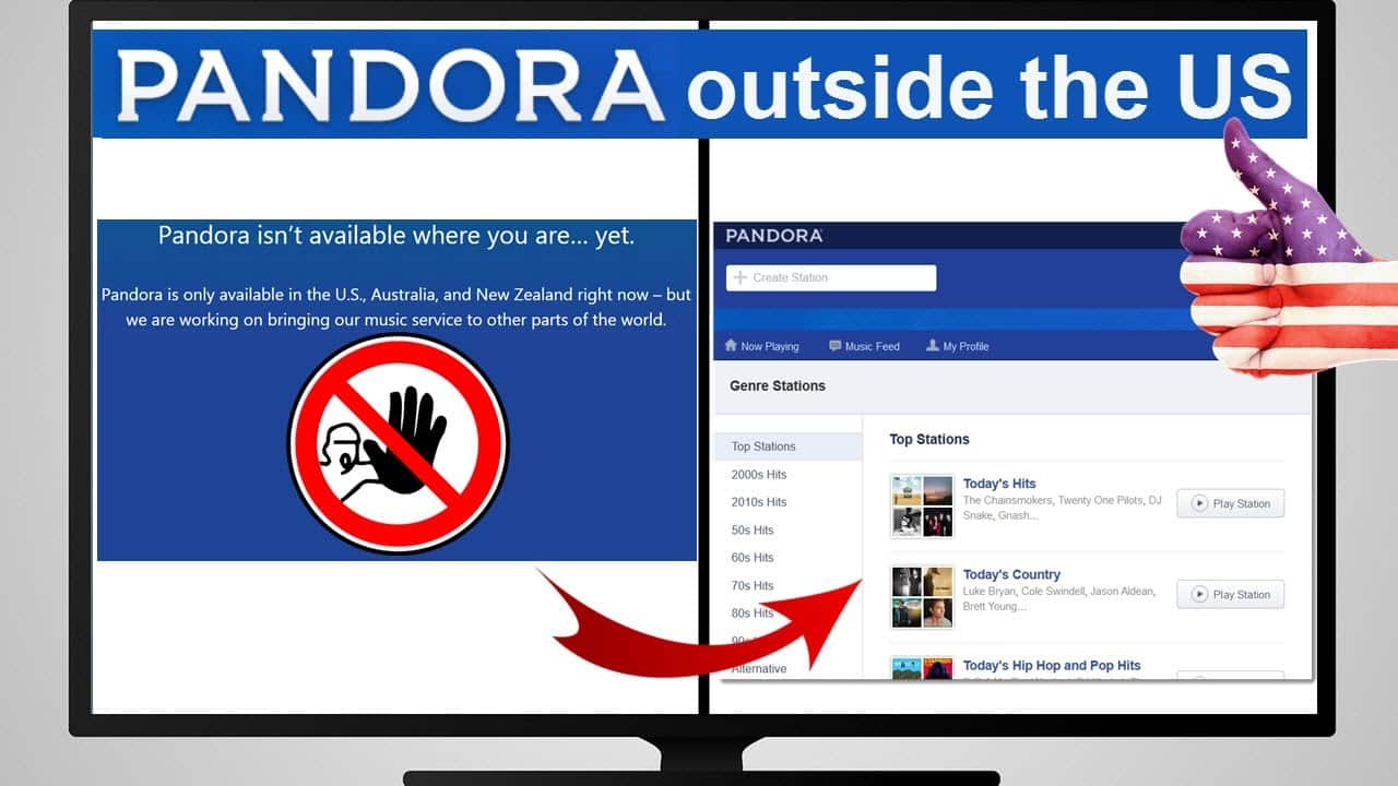 An Easy way to Listen Pandora outside US Quickly