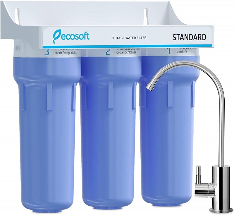 Ecosoft 3 Stage Water Purifier Filtration System