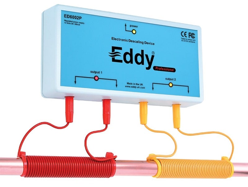 Eddy electronic water descaler and softener