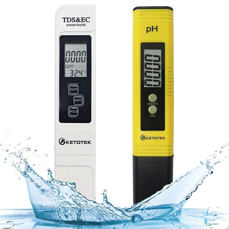 Ketotek digital TDS & pH meter and PPM tester
