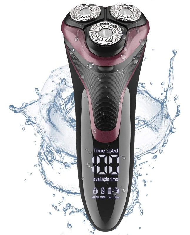 Lavieer Wet and Dry Rechargeable Men’s Rotary Shaver