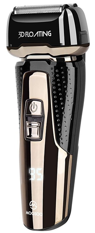 MOOSOO M Foil Wet Dry Electric Razor with Precision Trimmer