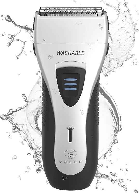 YASUN Men's Wet-Dry Rechargeable Foil Electric Shaver