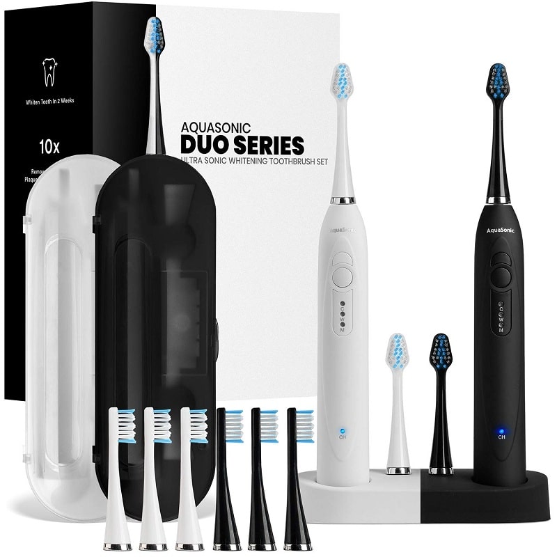 AquaSonic Duo Ultra whitening toothbrush