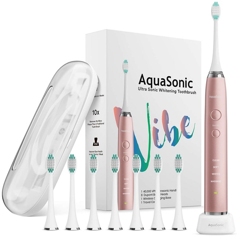 AquaSonic Vibe series ultra-whitening electric toothbrush