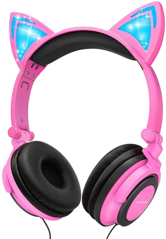 Barsone Kids Cat Ear Headphones