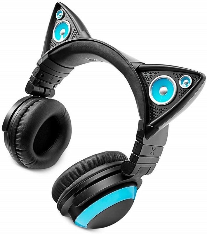Brookstone Wired Cat Ear Headphones