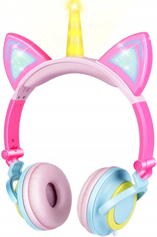 GBD Unicorn Kids Cat Ear Headphones