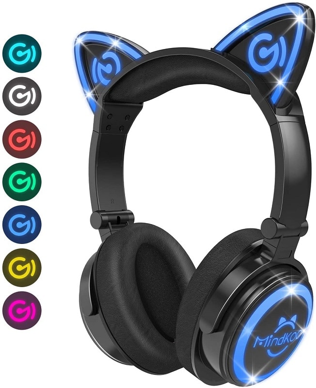 MindKoo Bluetooth Cat Ear Headphones