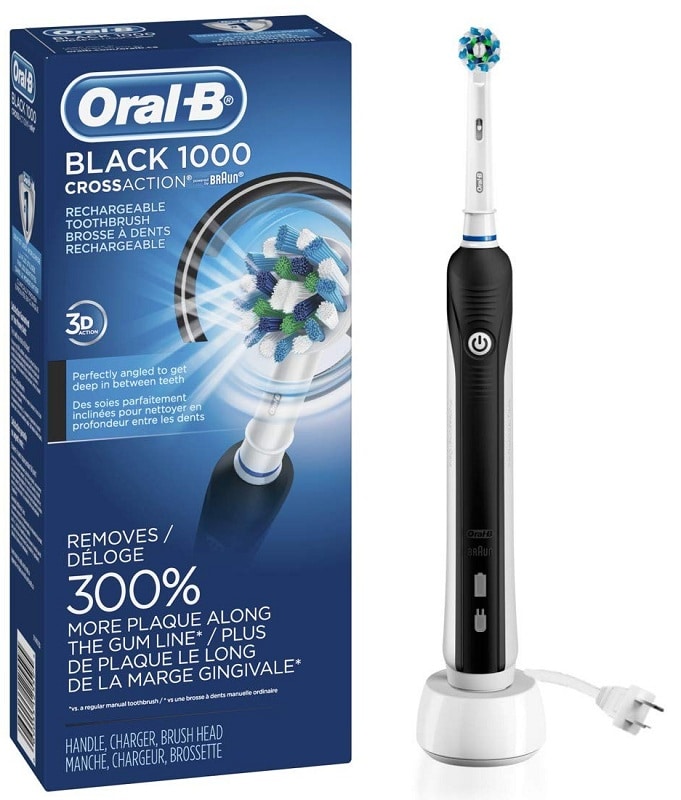 Oral-B Black Pro 1000 electric toothbrush