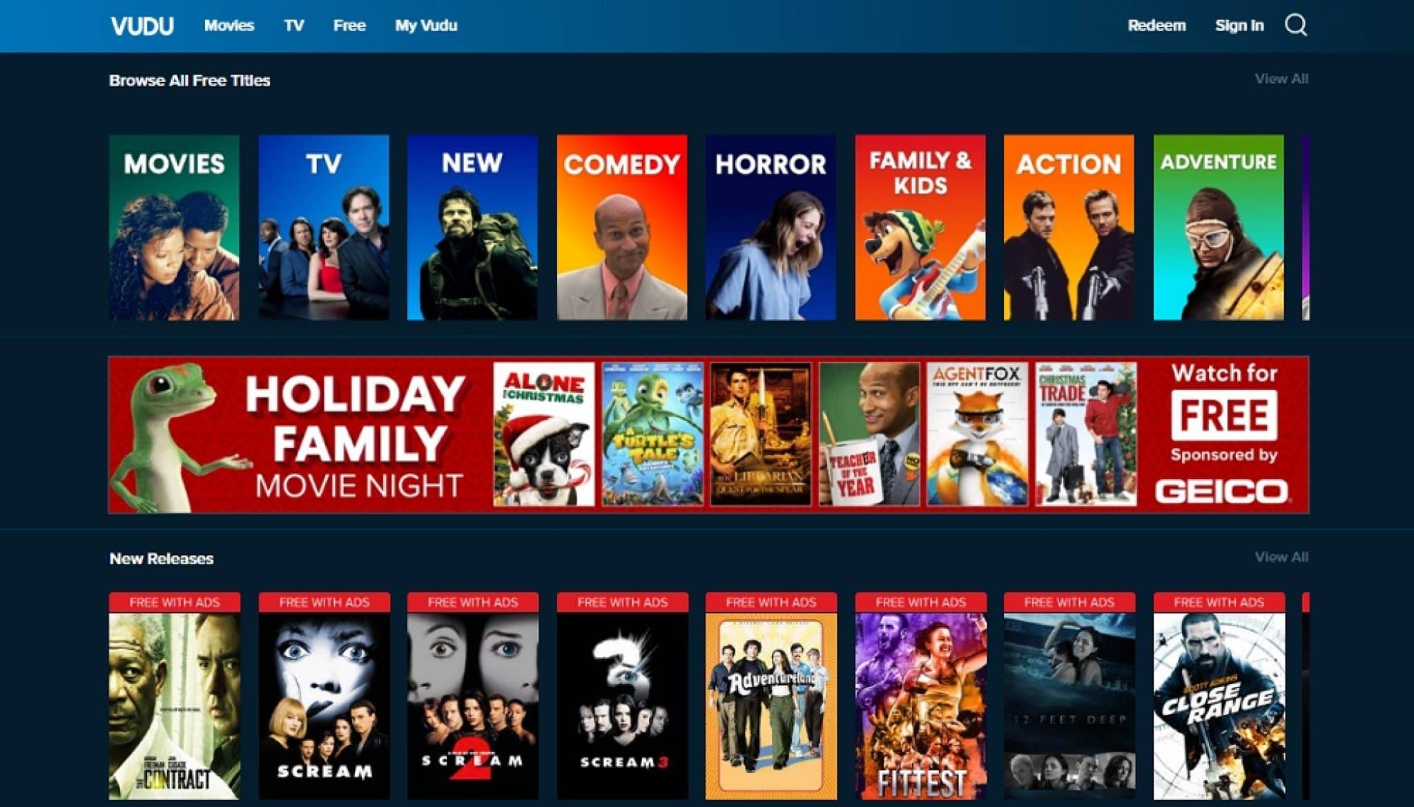 free online streaming websites for movies