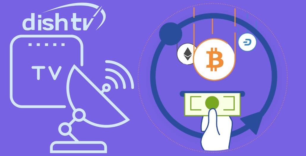 dish tv payment with bitcoins