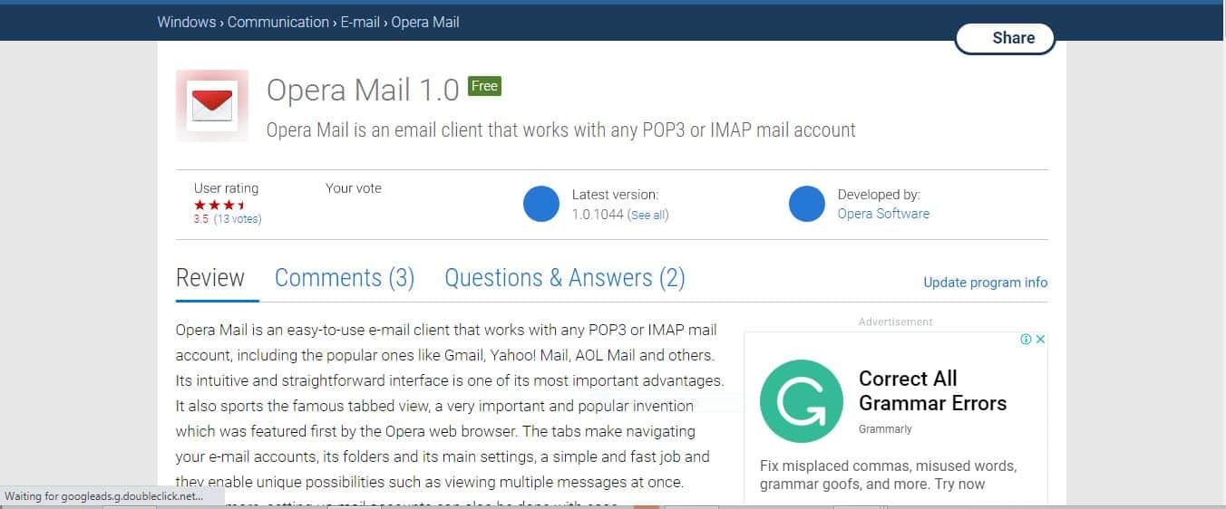 Opera Mail