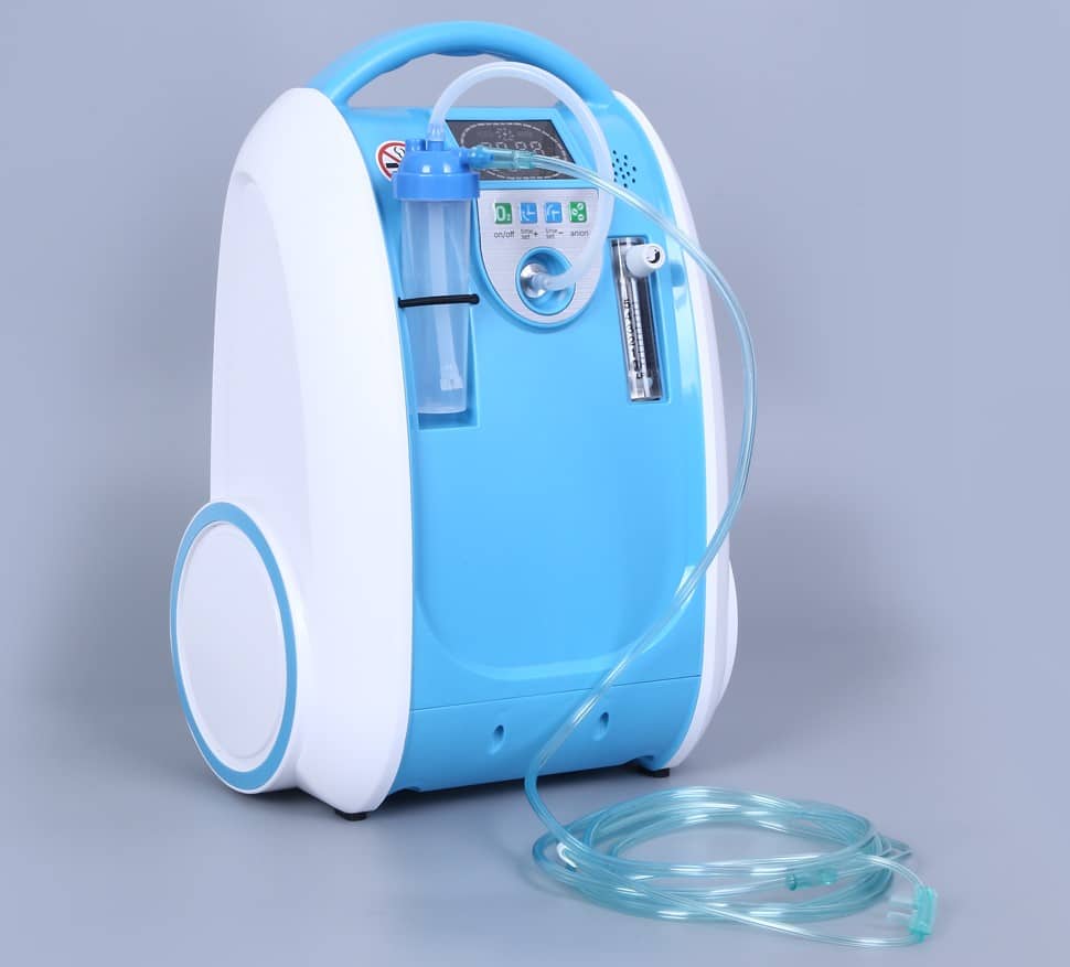 Continuous flow oxygen concentrators