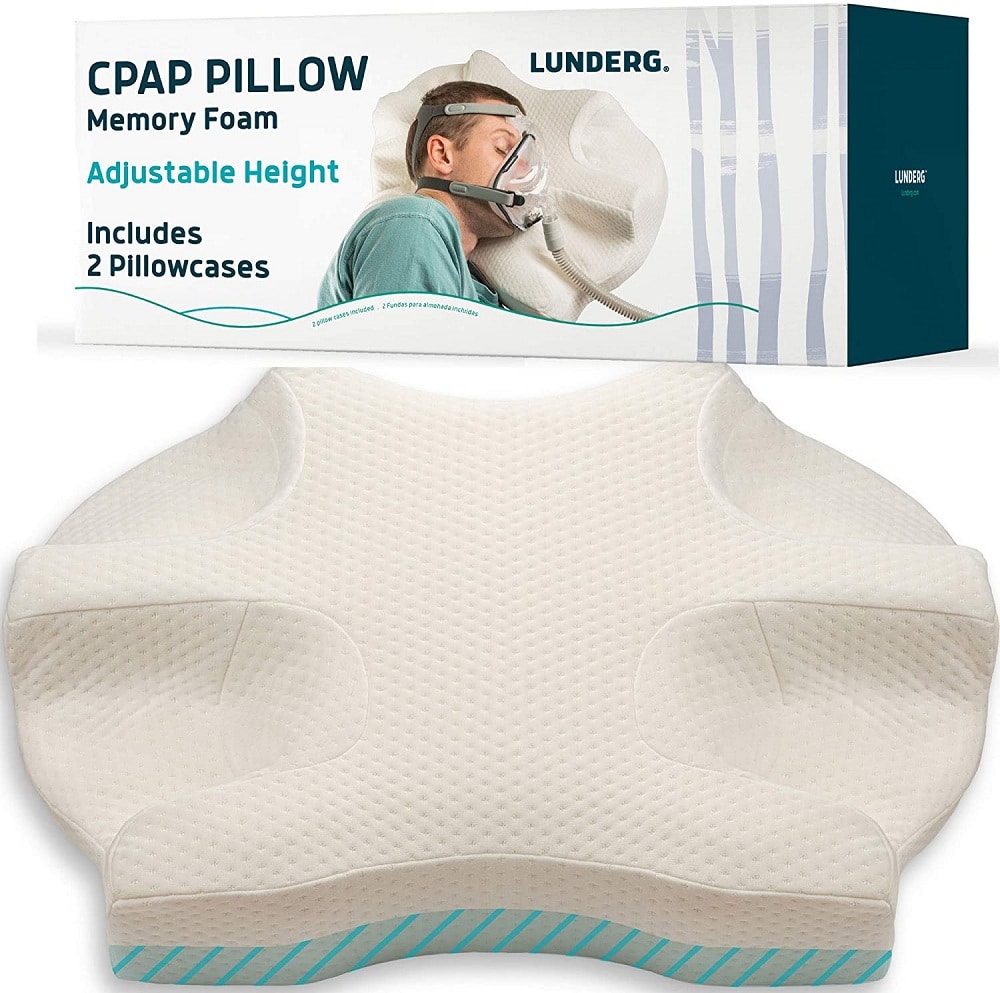 Lunderg CPAP Pillow for Side Sleepers