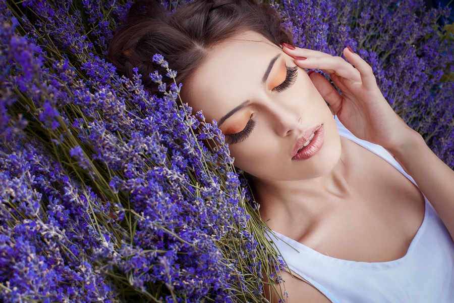 Sleep with lavender