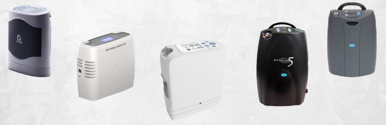 Types of portable Oxygen concentrators
