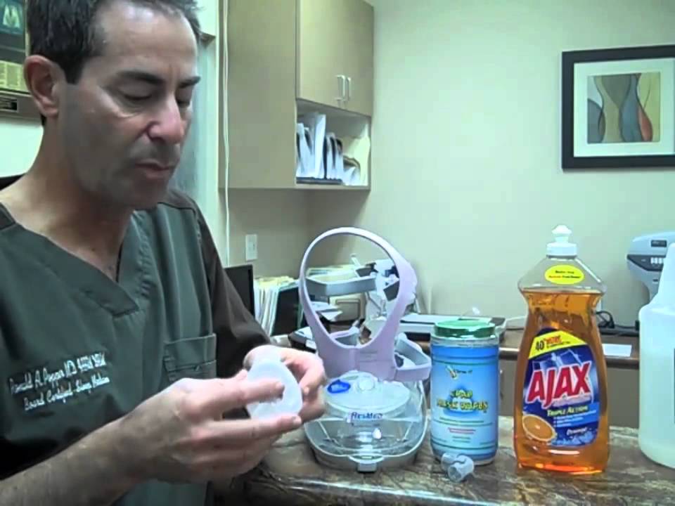 safety procedures while cleaning CPAP