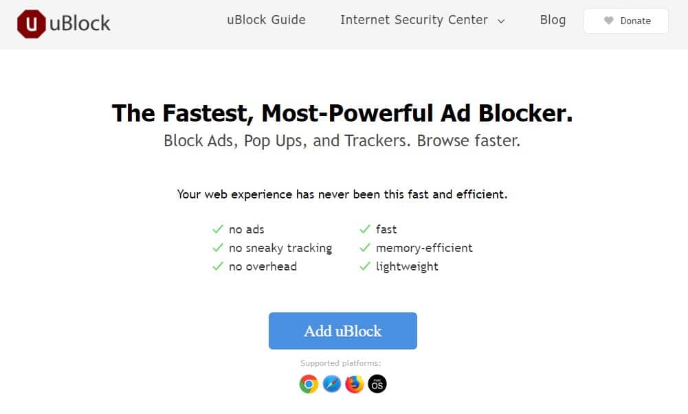 uBlock