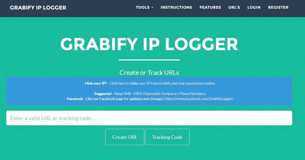 track ip address through facebook