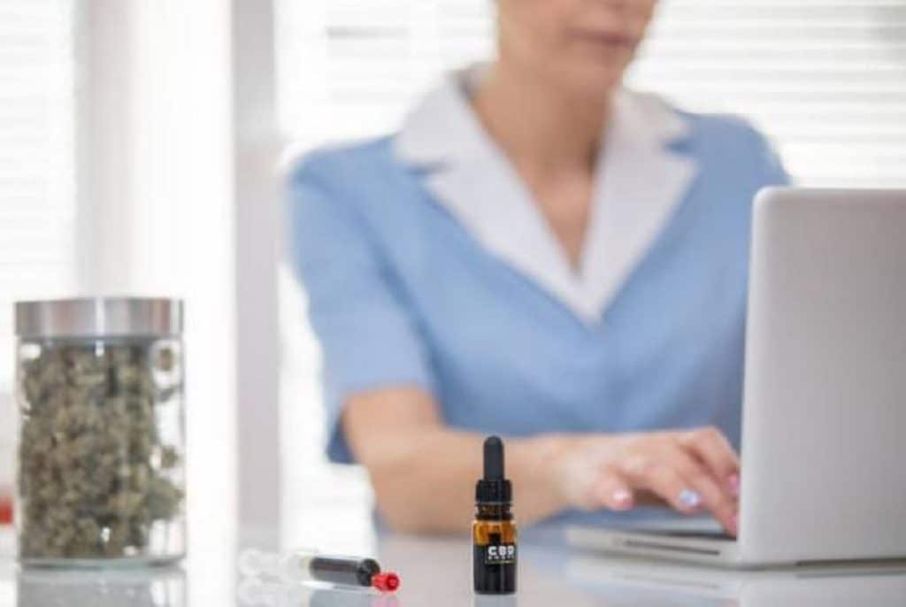 CBD products marketed online