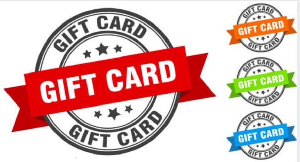 Order gift cards