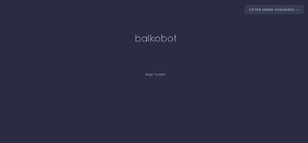 Balkobot Homepage