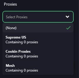 Cybersole Proxies