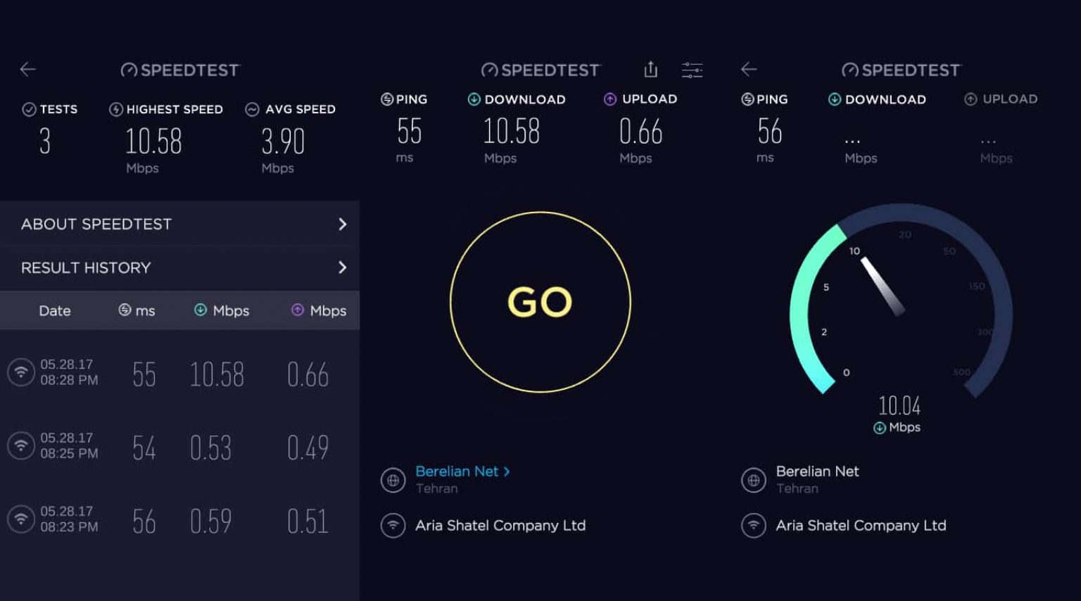 google internet speed test app