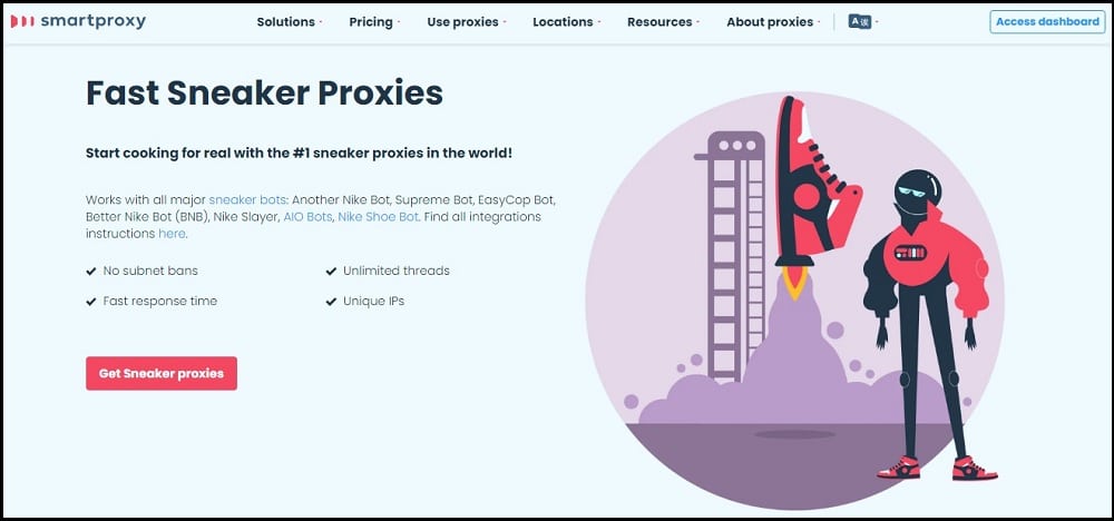 Fast Sneaker Proxies for Smartproxy