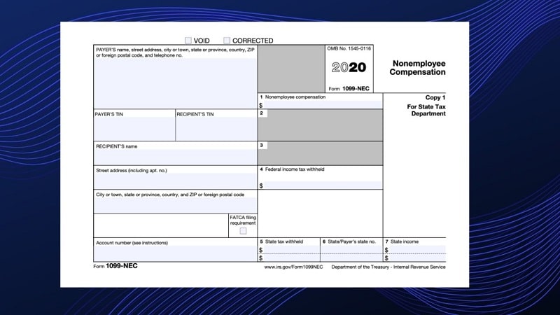 Filing Taxes with IRS Form 1099-NEC