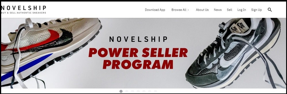 Novelship Homepage