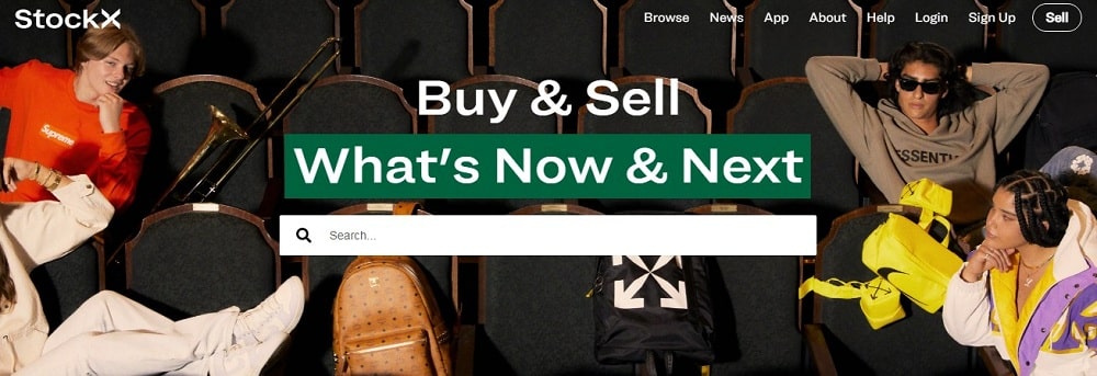 StockX Homepage