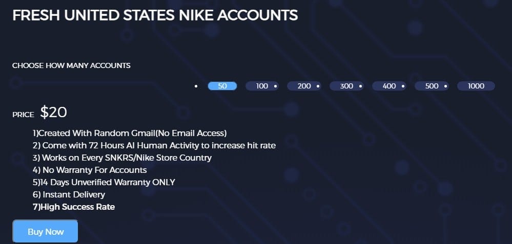 Pookyy Nike Accounts price