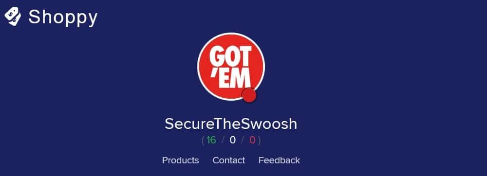 Secure the Swoosh homepage