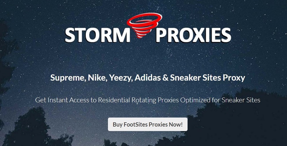 StormProxies For Sneaker Proxies