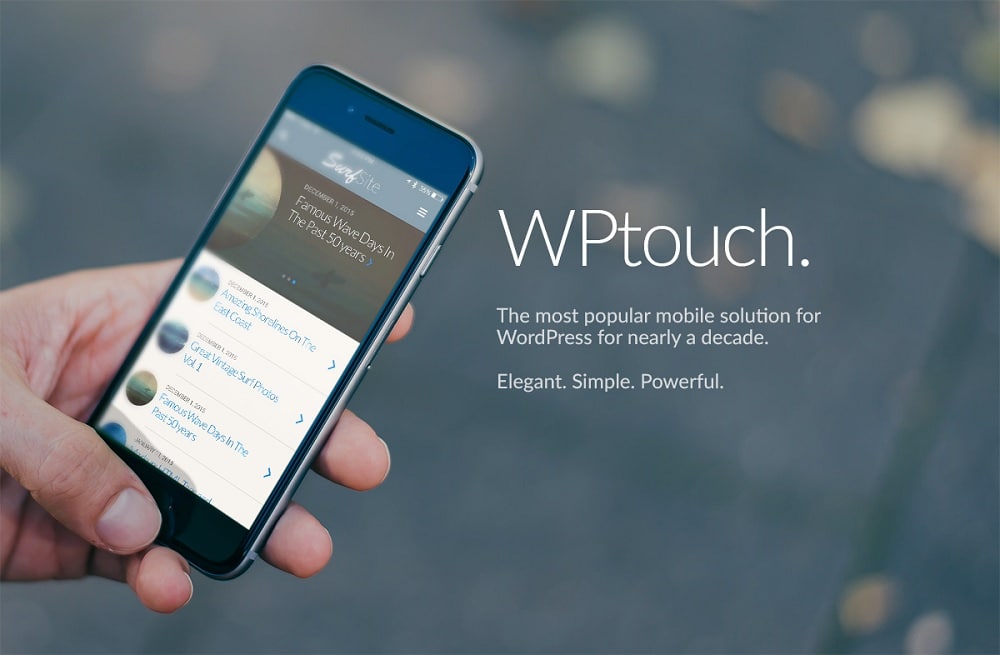 WPTouch Mobile Plugin