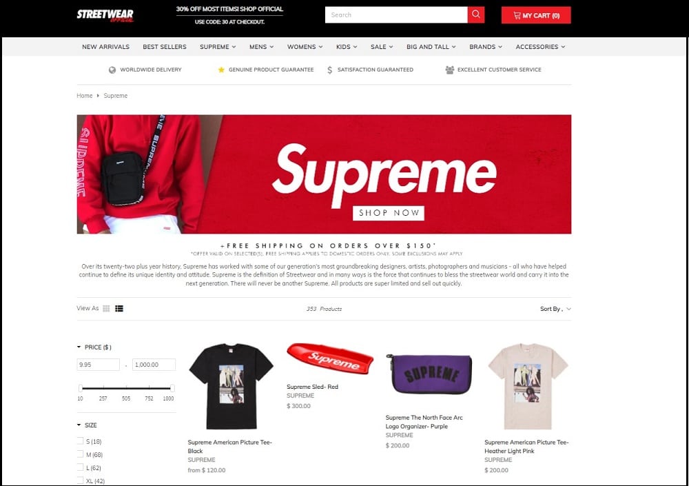 Streetwearofficial buy Supreme