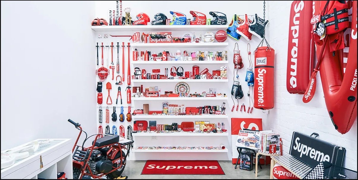 Supreme items effortlessly