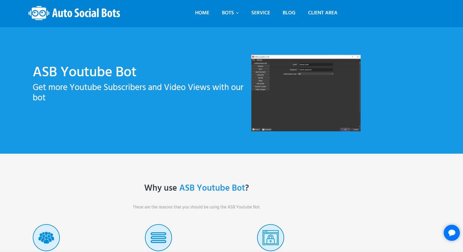 Auto Social Bots for youtube