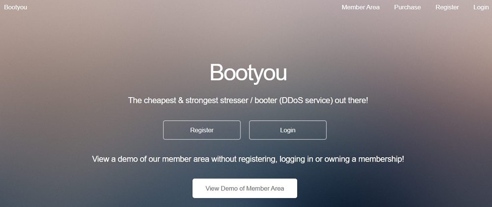 Bootyou Homepage