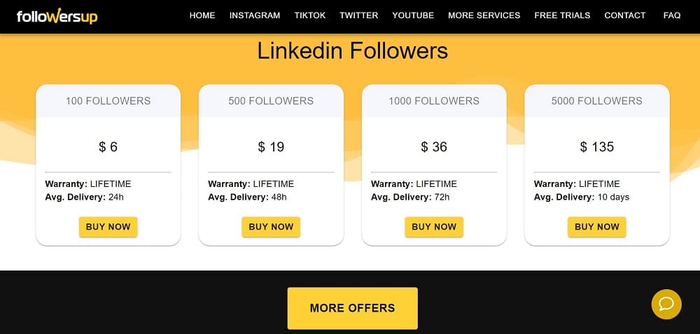 Followers linkedin